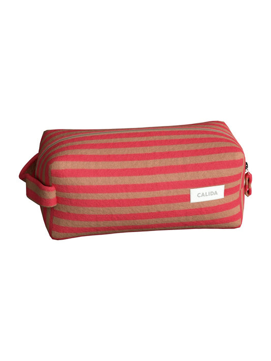 Calida Lounge Stripe Terry cloth cosmetic bag