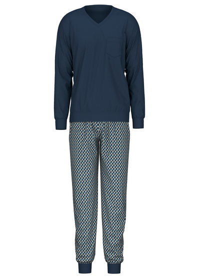CALIDA RELAX IMPRINT 3 Pyjama avec bords élastiques