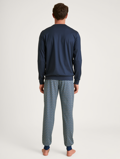 CALIDA RELAX IMPRINT 3 Pyjama avec bords élastiques