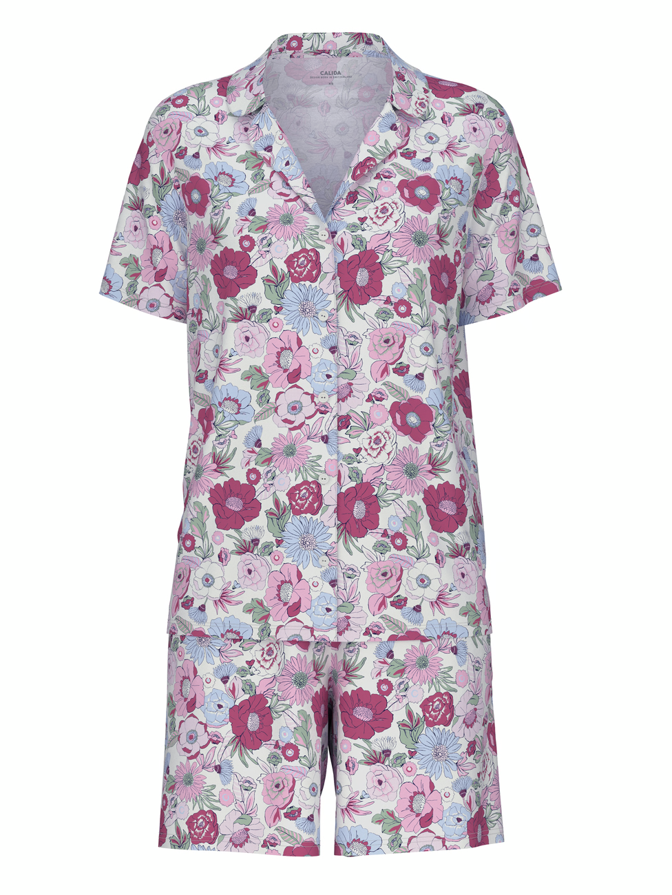 CALIDA SPRING FLOWER DREAMS Kurz-Pyjama, durchgeknöpft