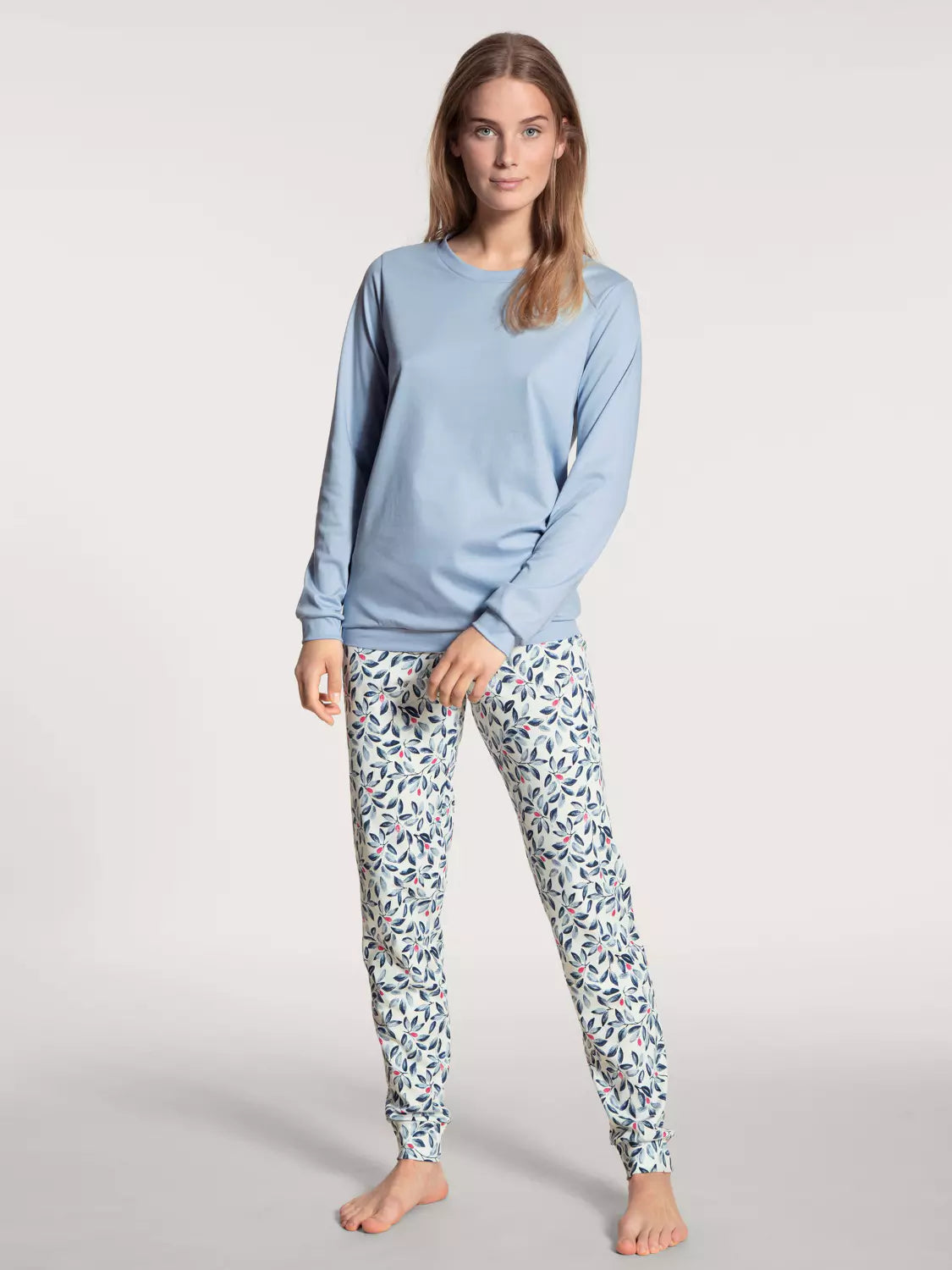 CALIDA DAYLIGHT DREAMS Bündchen-Pyjama / Schlafanzug