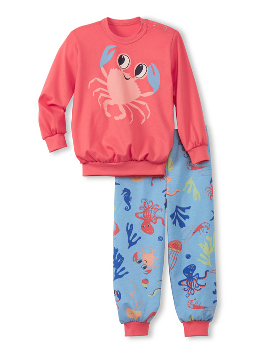CALIDA TODDLERS OCEAN Kinder Bündchen-Pyjama