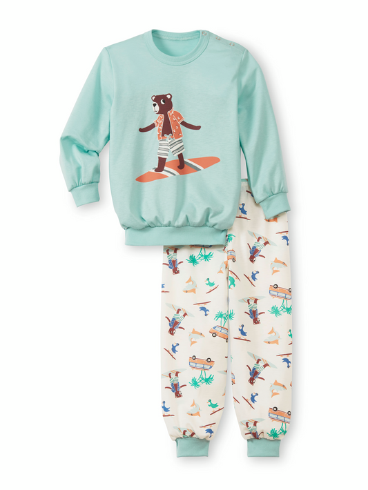 CALIDA TODDLERS SURF Kinder Bündchen-Pyjama