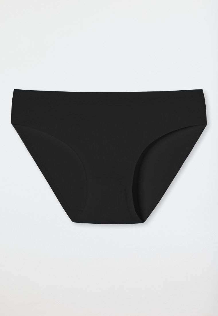 166915-0 Schiesser Hip-Rio-Slip Microware black - Invisible Soft