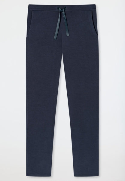175480-800 Schiesser Pantaloni lunghi / extra lunghi in modal blu - Mix + Relax