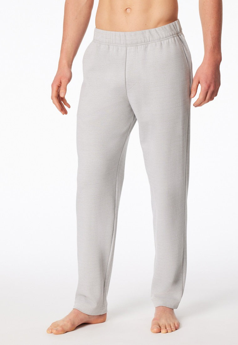 Schiesser Long jacquard jade pants - Mix+Relax