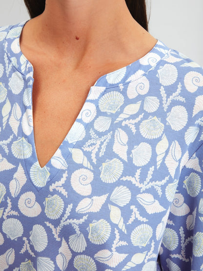 Calida Favourites Ocean Nightdress, length 95 cm
