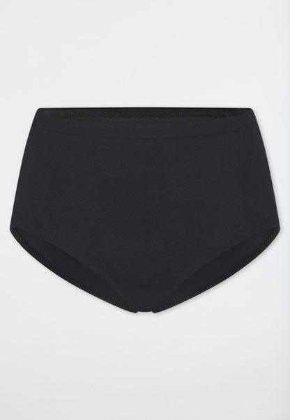 166916-0 Schiesser Maxi-slip Microware nero - Invisible Soft