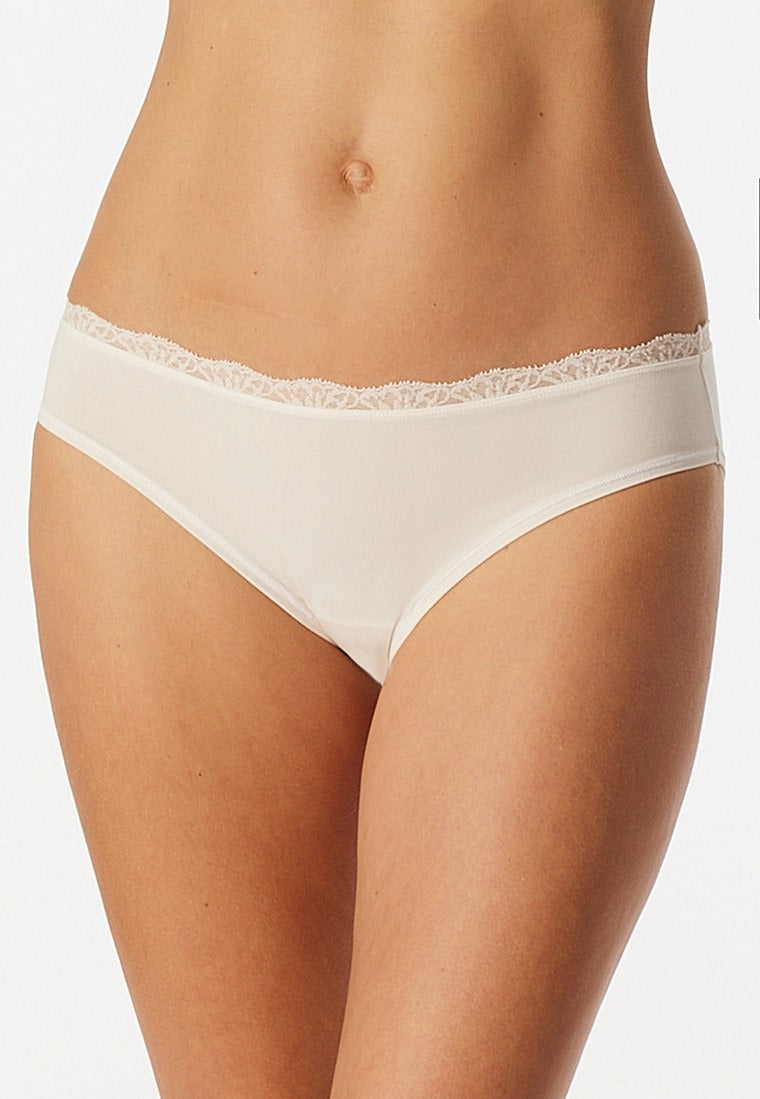 Schiesser Rio briefs lace off-white - Unique Cotton