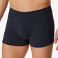 Shorts Organic Cotton Paspeln blau meliert - Comfort Fit