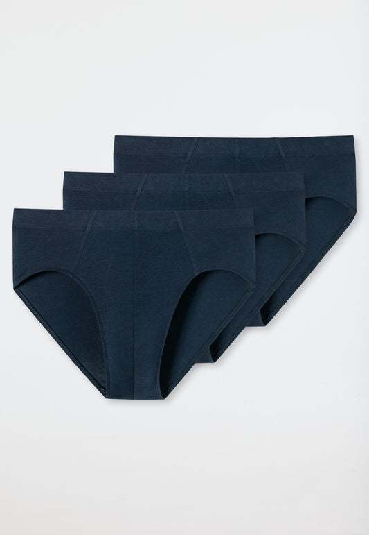 179572-803 Schiesser Bikini 3-pack organic cotton dark blue - 95/5