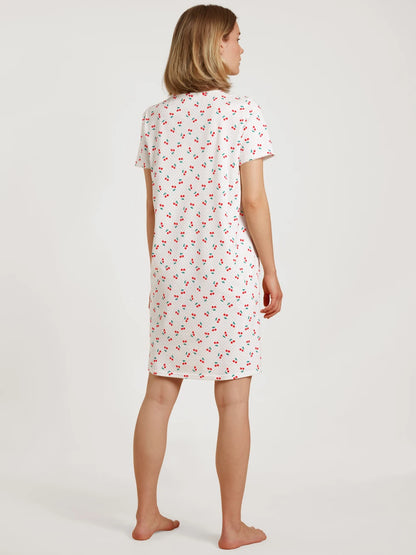 CALIDA FRUITY DREAMS Chemise de nuit à manches courtes, longueur 95cm