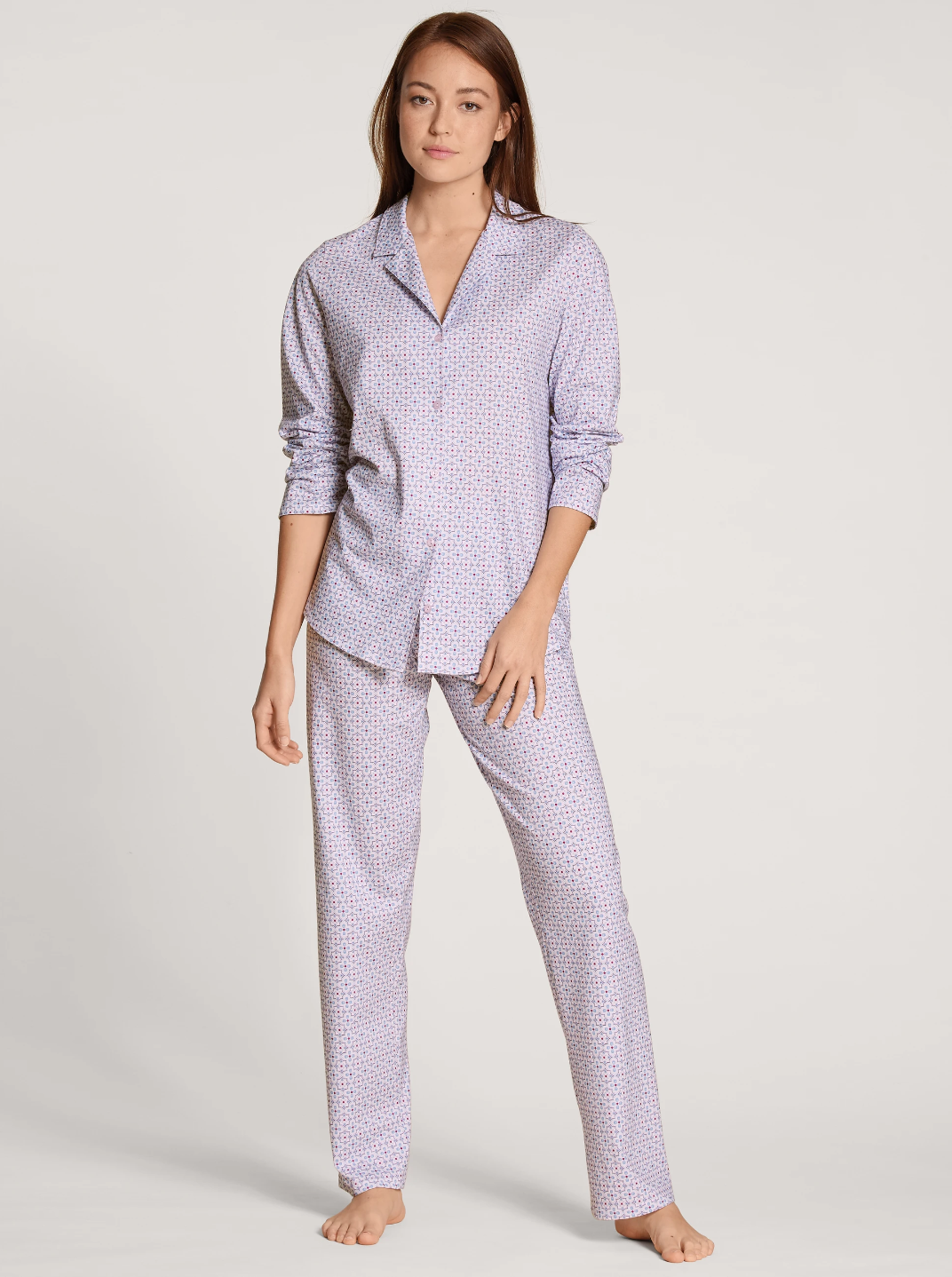 CALIDA LOVELY NIGHTS Pyjama boutonné sur toute la longueur