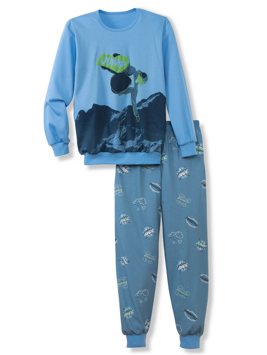 CALIDA BOYS SNOW Pyjama à bords élastiques pour garçons