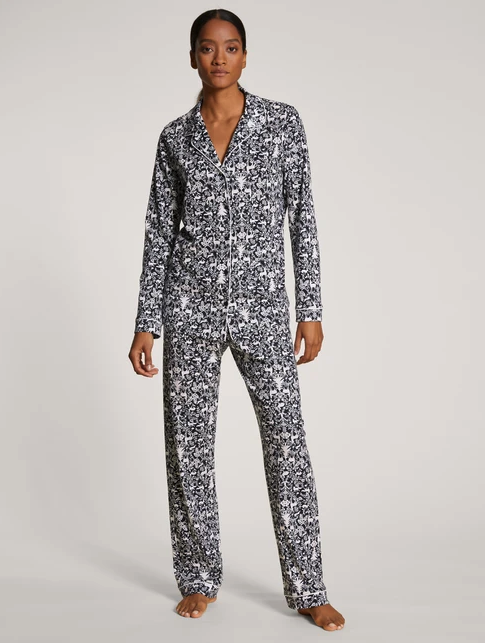CALIDA WINTER DREAMS Pyjama boutonné sur toute la longueur