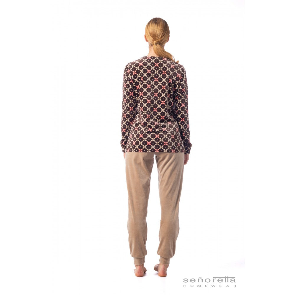 Pyjama imprimé géométrique