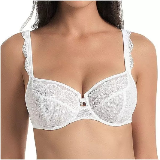 ROSA FAIA bra with underwire, white